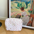 Cute Pink Women's Cosmetic Bag Make Up Case Cotton Travel Storage Bags Portable Wash Makeup Bag Large Clutch Purse Handbags